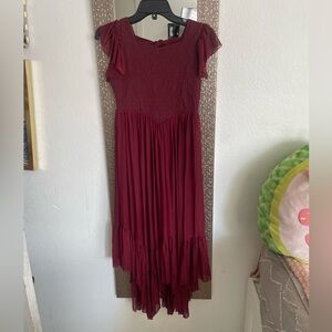 Burgundy Joyfolie dress, size 14